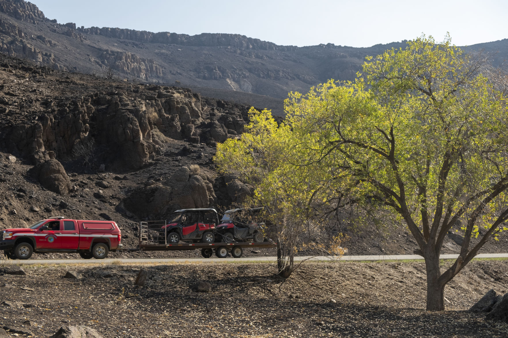Rock Creek Canyon burn areas